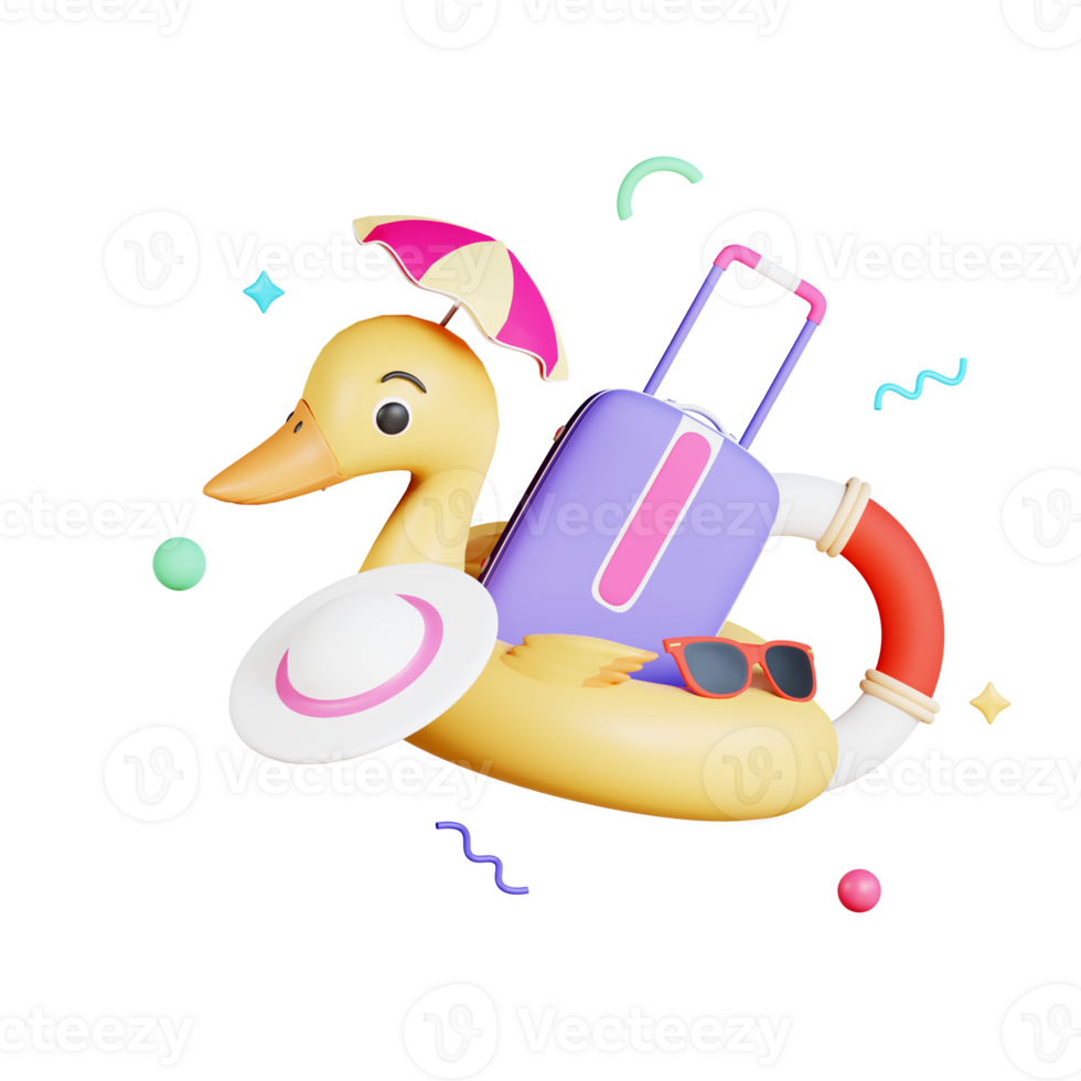 3d Summer Icon Illustration png