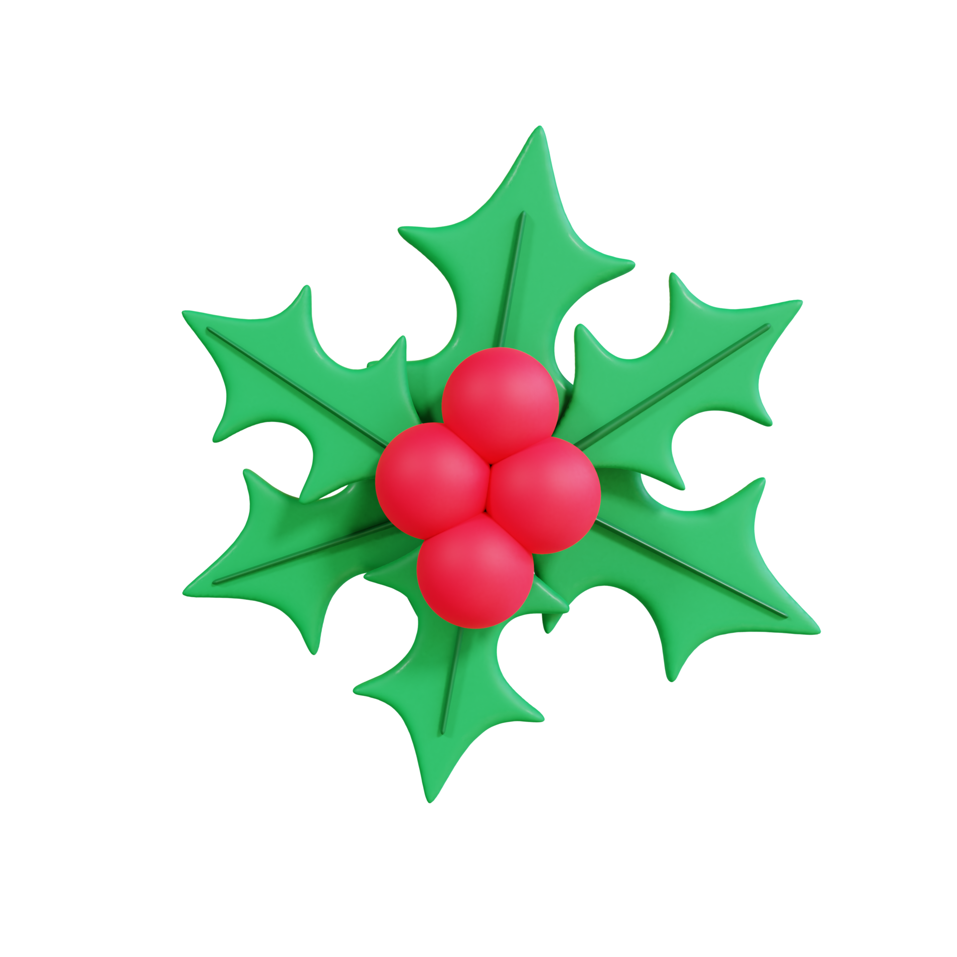 3d icon christmas mistletoe 9269499 PNG