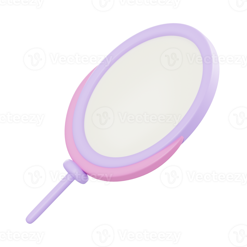 illustrazione 3d oggetto specchio di bellezza png