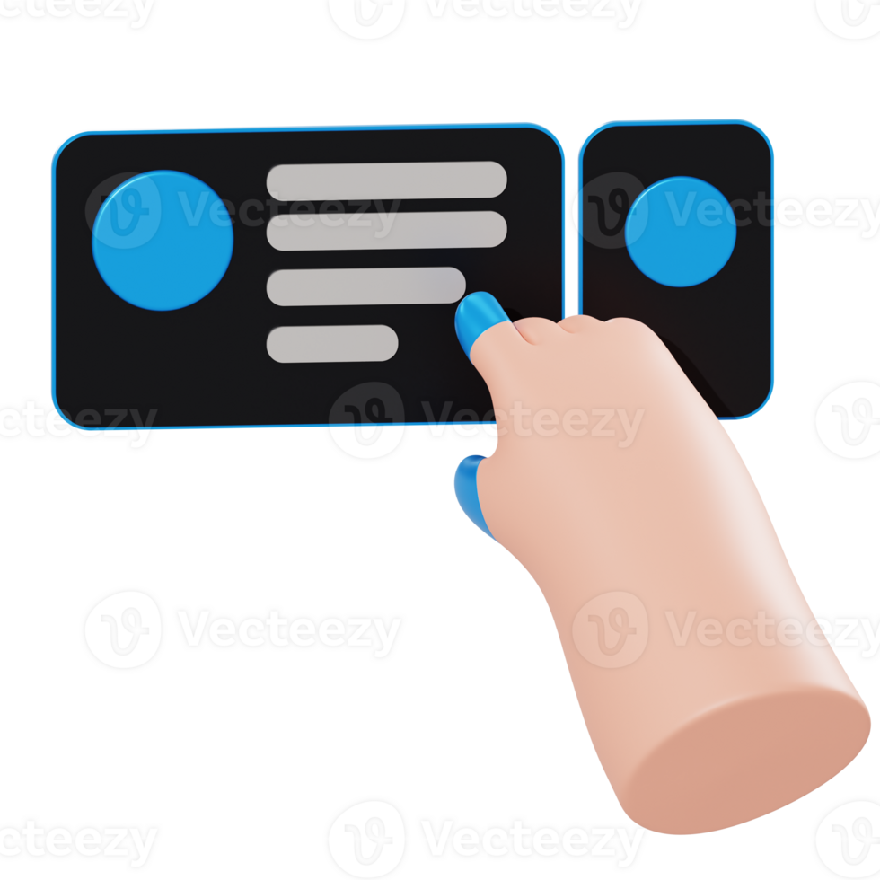 3d air touch object png