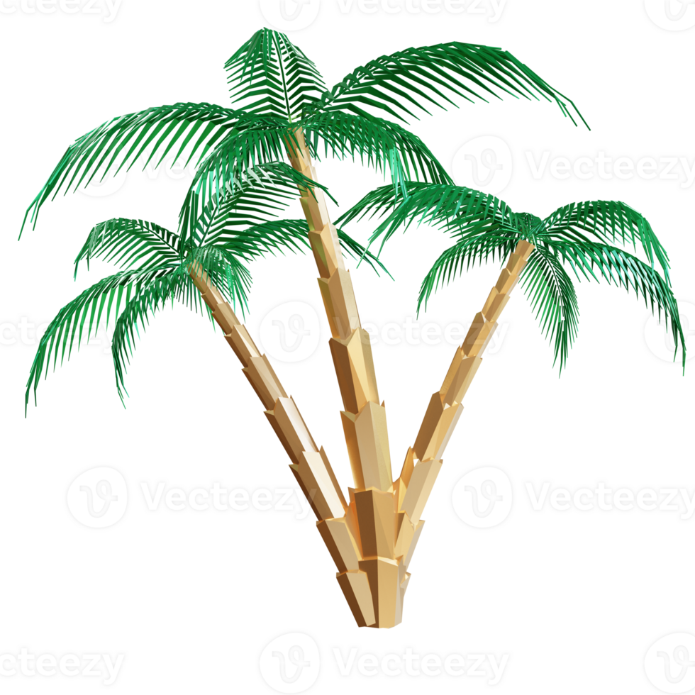 3d illustratie ramadan data bomen object png