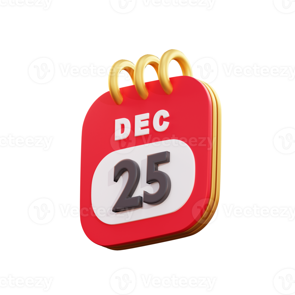 3D-Symbol Weihnachtskalender png