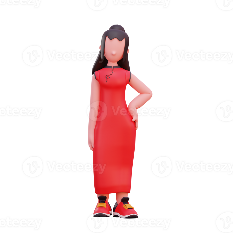 3d character illustration chinese new year png