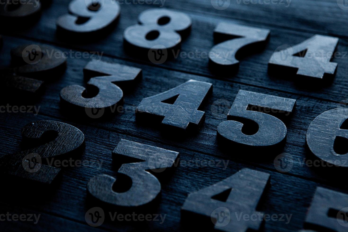 Digit background. background with numbers from 0 to 9 for designs or for the economic theme. The global financial crisis photo