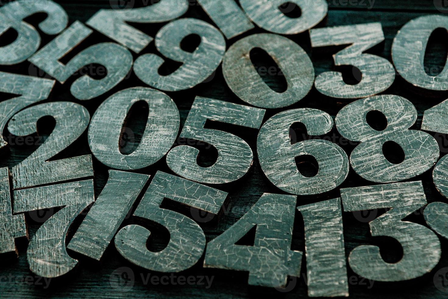 Digit background. background with numbers from 0 to 9 for designs or for the economic theme. The global financial crisis photo