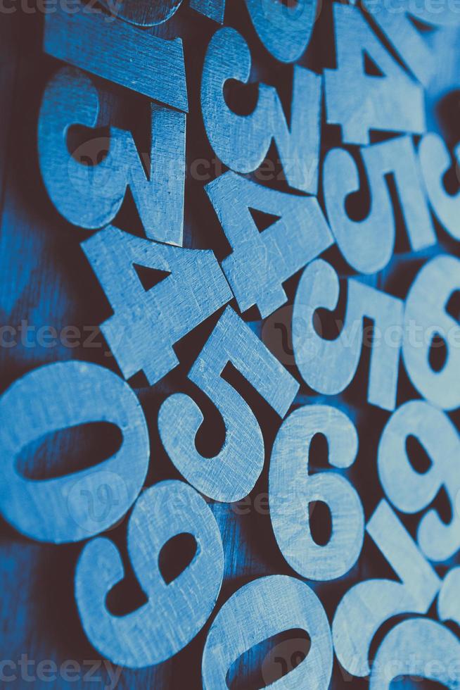 Digit background. background with numbers from 0 to 9 for designs or for the economic theme. The global financial crisis photo