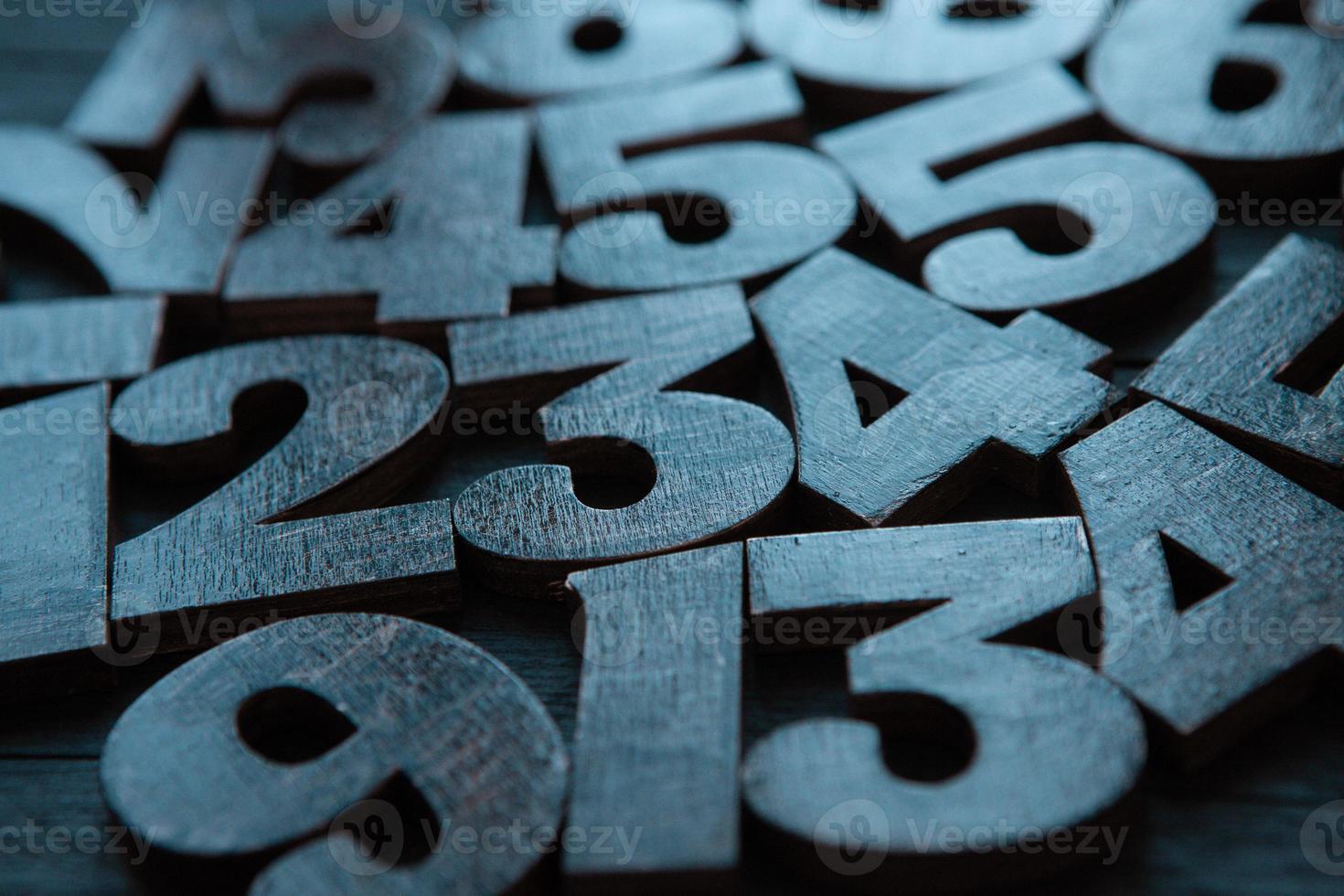 Digit background. background with numbers from 0 to 9 for designs or for the economic theme. The global financial crisis photo