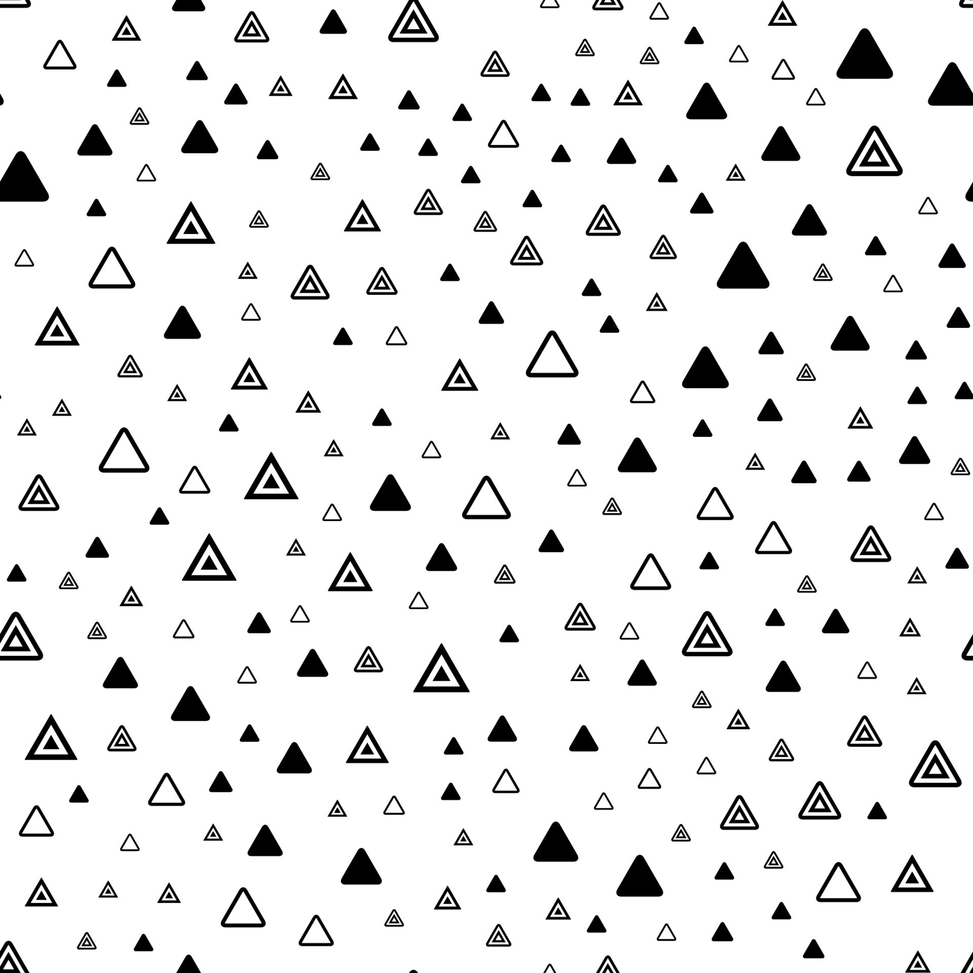 Memphis seamless pattern with triangular geometric elements, fashion ...