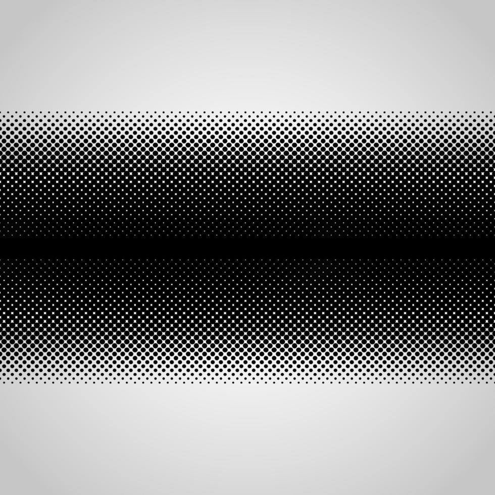 Halftone abstract vector black dots design element isolated on a white background.