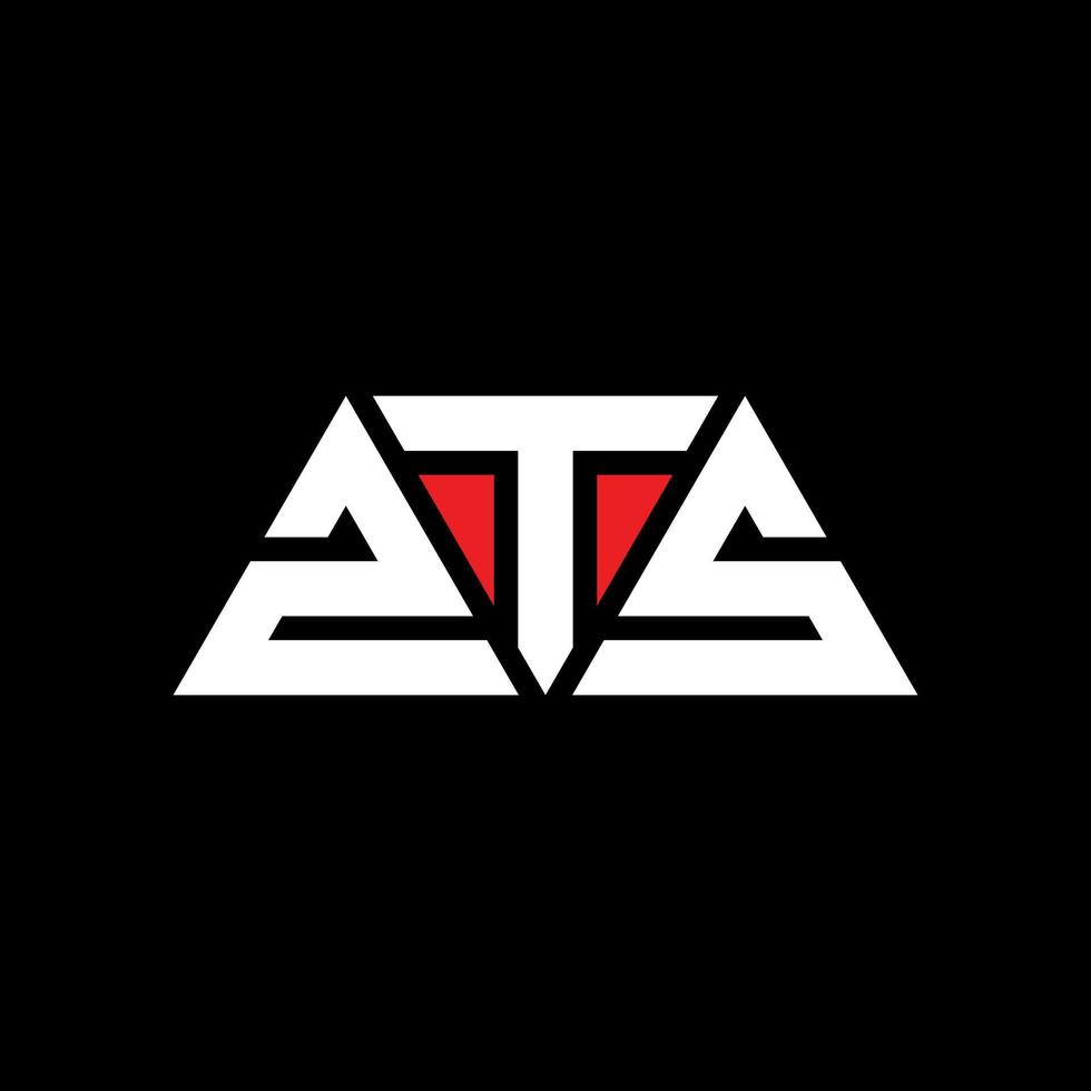 ZTS triangle letter logo design with triangle shape. ZTS triangle logo design monogram. ZTS triangle vector logo template with red color. ZTS triangular logo Simple, Elegant, and Luxurious Logo. ZTS
