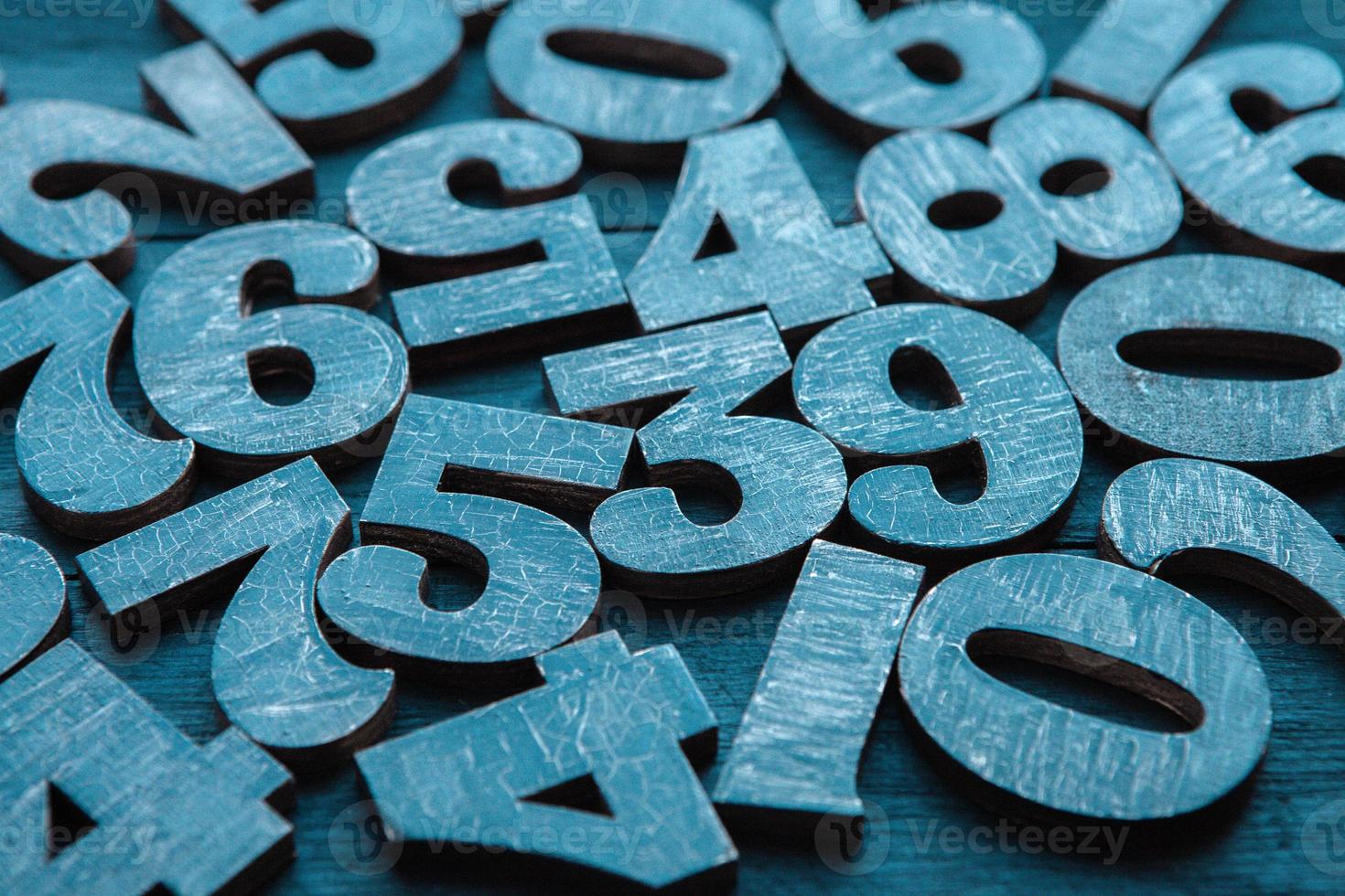 Digit background. background with numbers from 0 to 9 for designs or for the economic theme. The global financial crisis photo