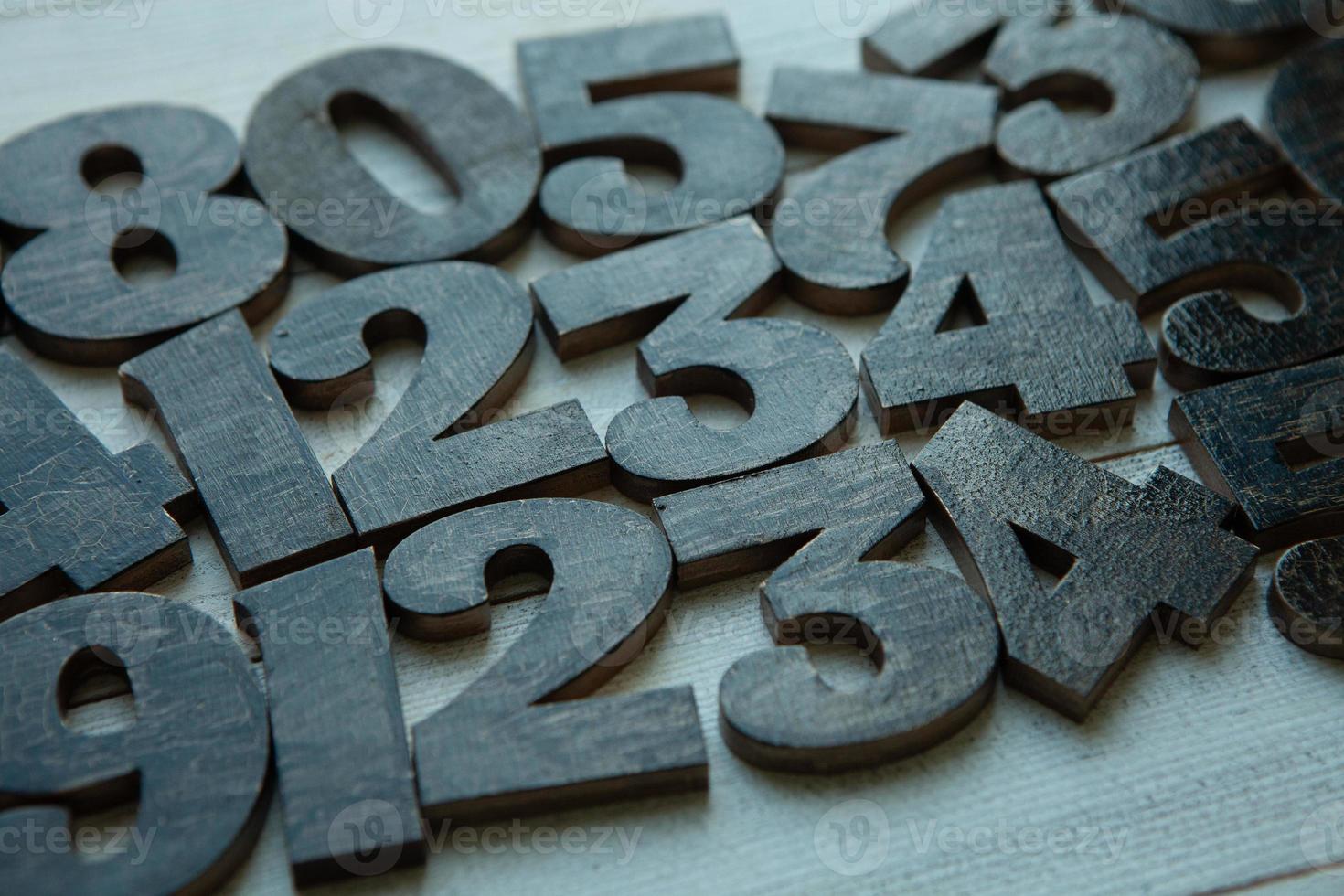 Digit background. background with numbers from 0 to 9 for designs or for the economic theme. The global financial crisis photo