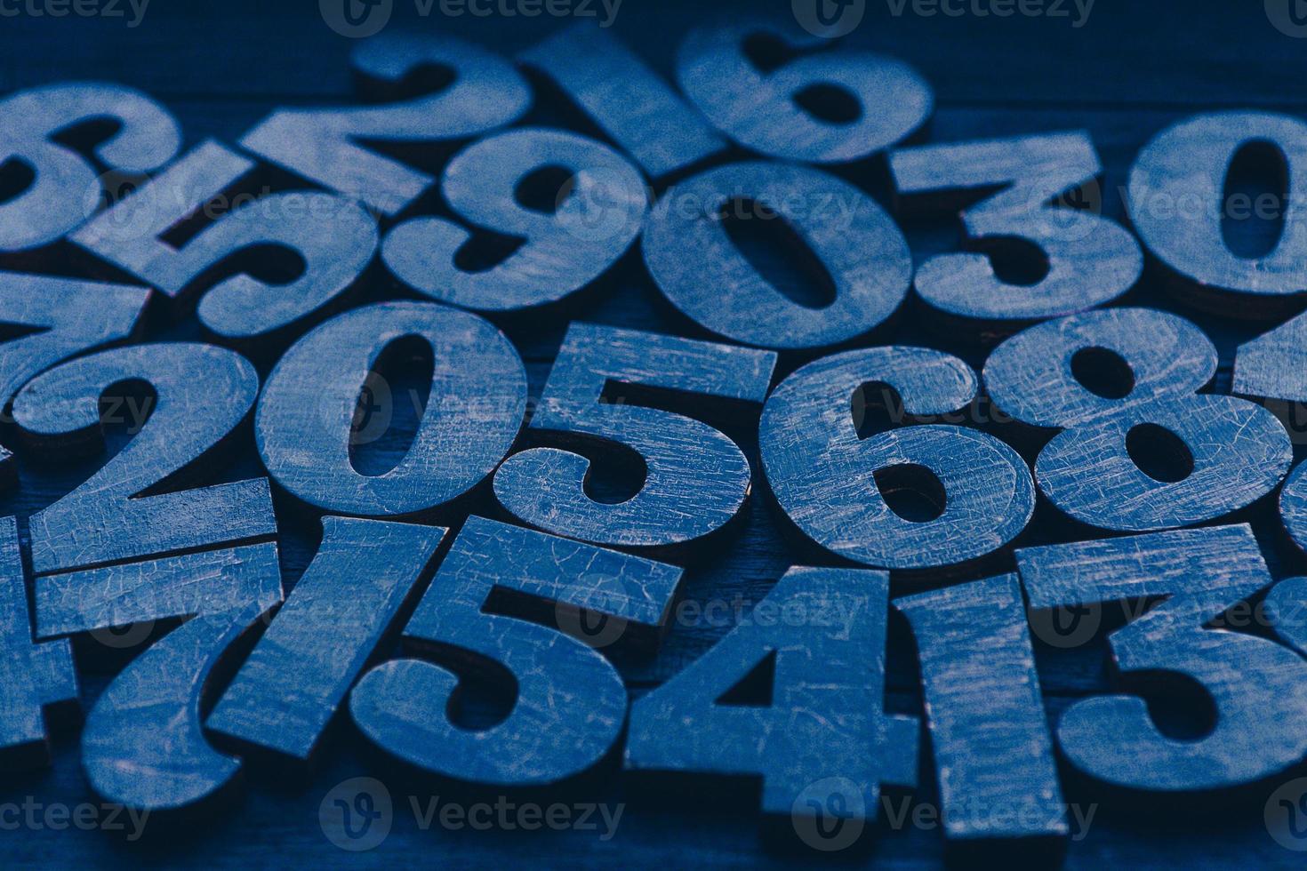 Digit background. background with numbers from 0 to 9 for designs or for the economic theme. The global financial crisis photo