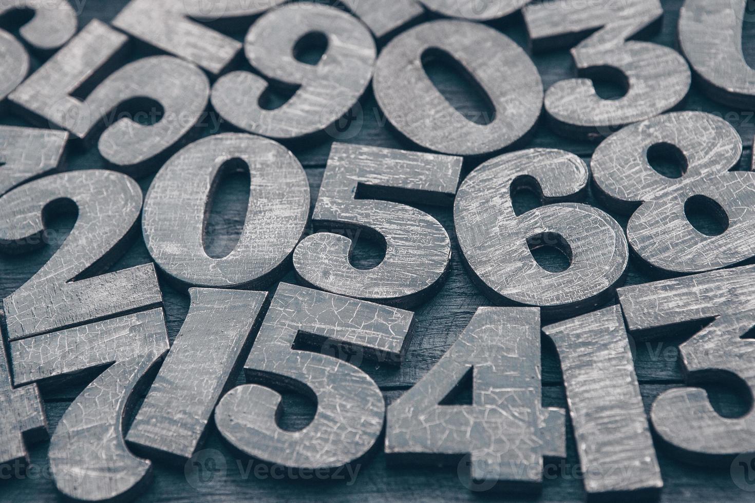 Digit background. background with numbers from 0 to 9 for designs or for the economic theme. The global financial crisis photo