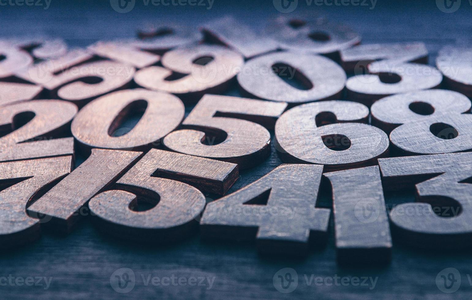Digit background. background with numbers from 0 to 9 for designs or for the economic theme. The global financial crisis photo