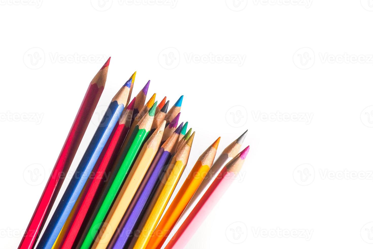 colored pencils for students to use in school or professional photo