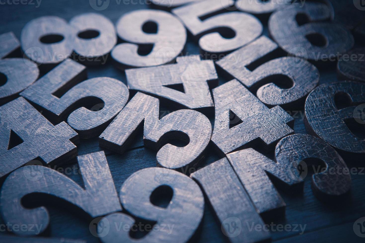 Digit background. background with numbers from 0 to 9 for designs or for the economic theme. The global financial crisis photo