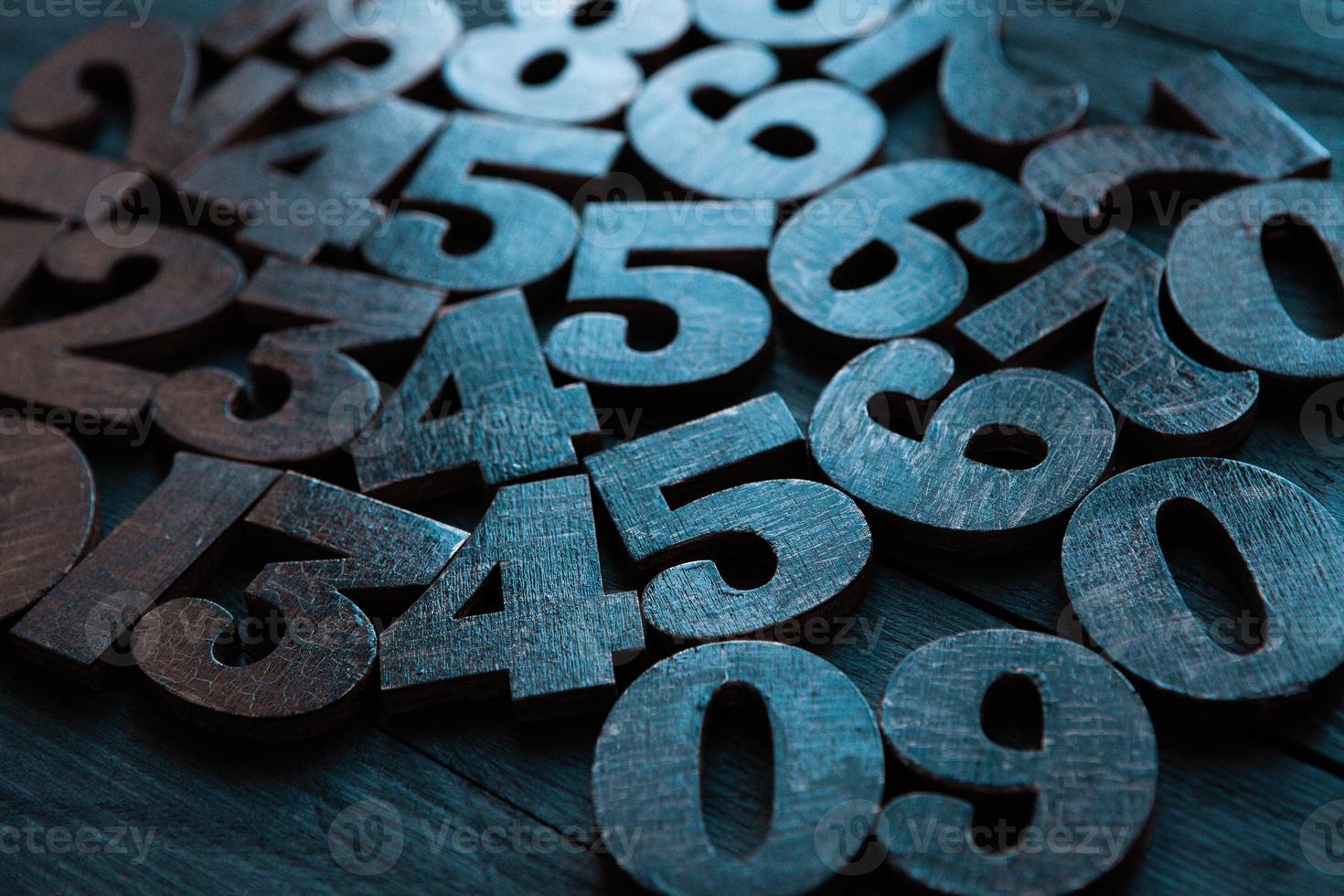 Digit background. background with numbers from 0 to 9 for designs or for the economic theme. The global financial crisis photo