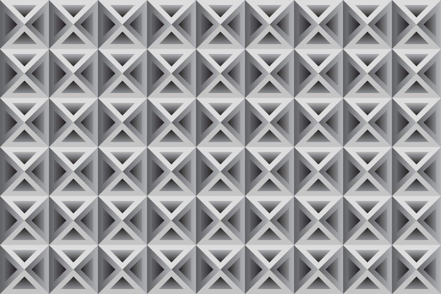 Monochrome background with repeating geometric shapes. Abstract mosaic background with squares and triangles. vector