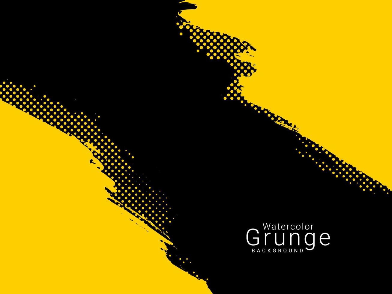 abstract yellow grunge texture background vector