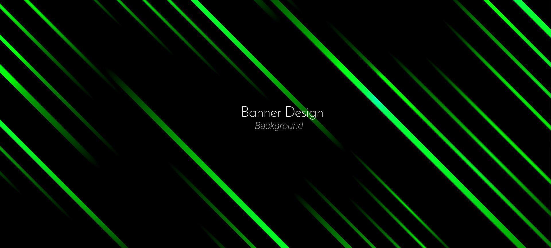 Abstract geometric green transparent gradient lines illustration pattern background vector