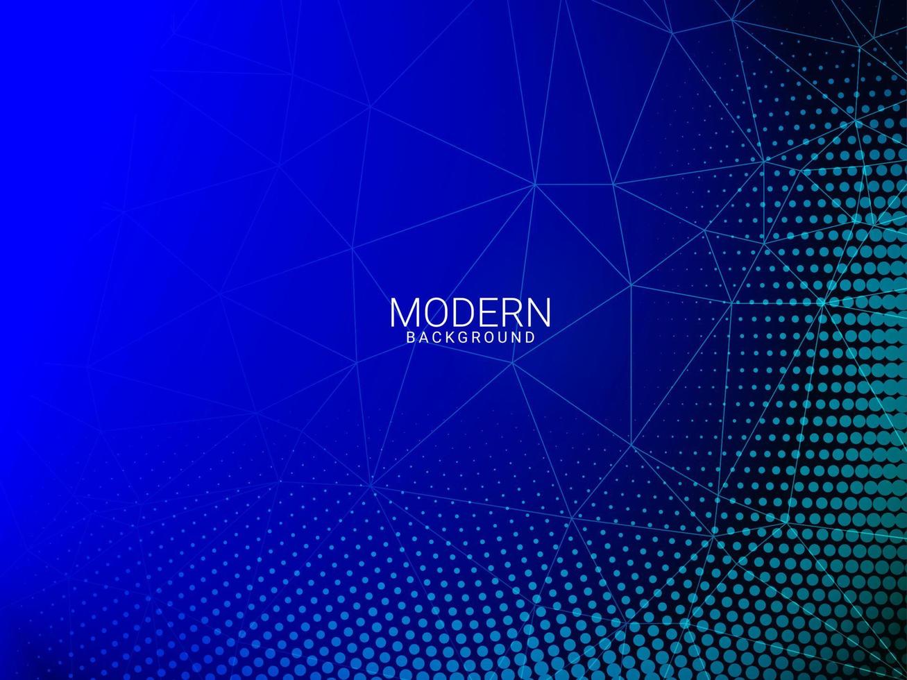 Abstract geometric blue smooth stylish colorful modern pattern background vector