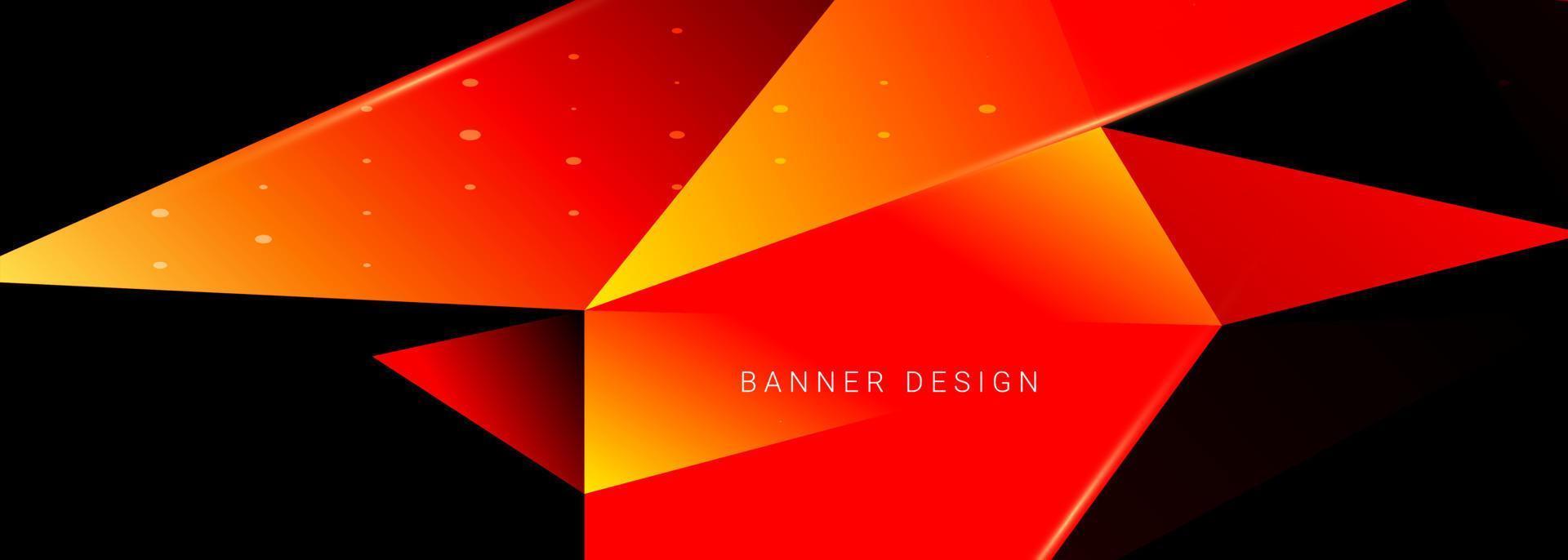 Abstract geometric elegant modern pattern colorful banner background vector