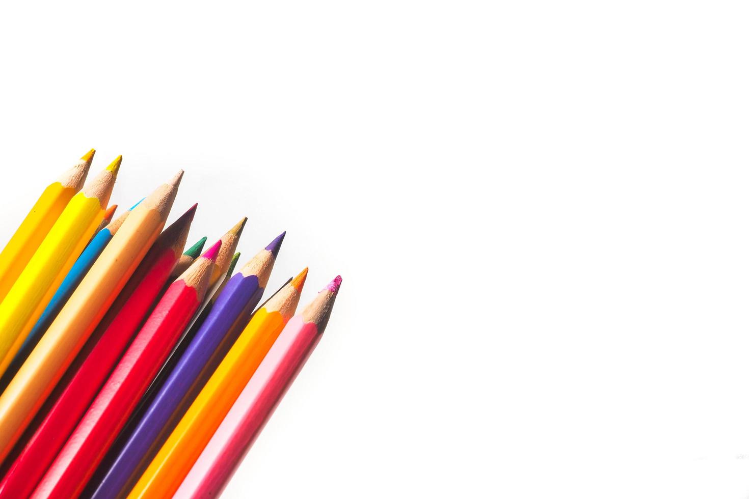 colored pencils for students to use in school or professional photo