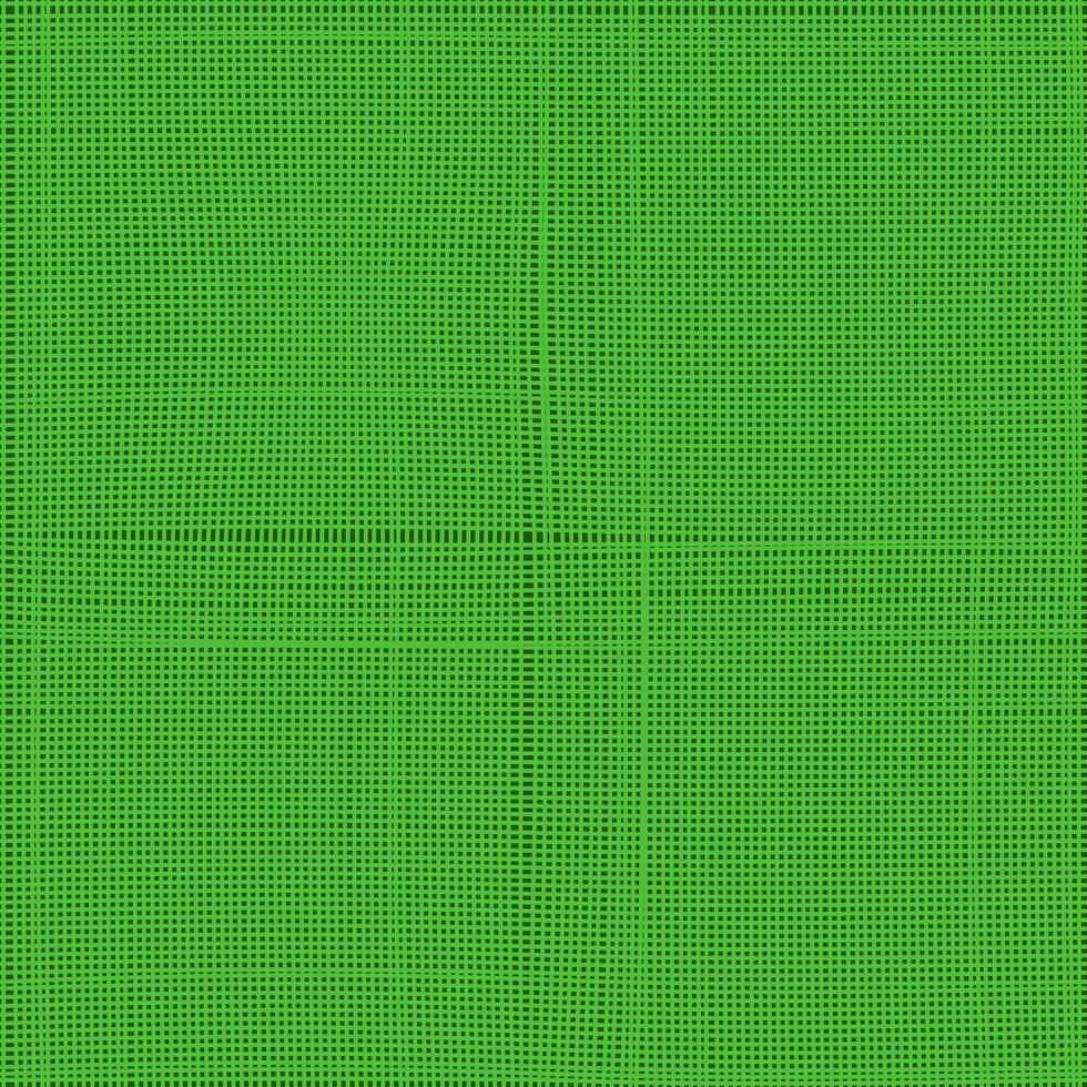 Green line vector fabric thread canvas burlap texture to use as background, texture, mask or bump. Seamless vector pattern..