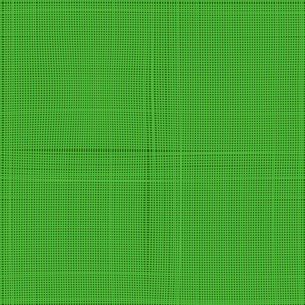 Green line vector fabric thread canvas burlap texture to use as background, texture, mask or bump. Seamless vector pattern..