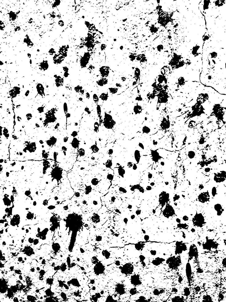 Overlay Texture with Scattered Spots and Splashes Grunge Scratched Background vector