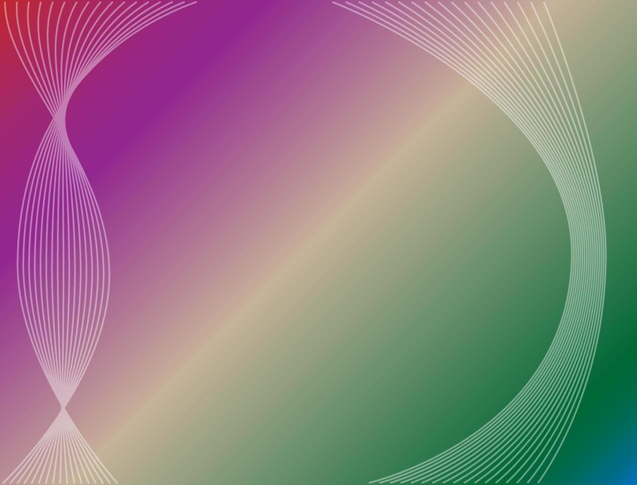 Abstract background with purple, green gradient colors vector