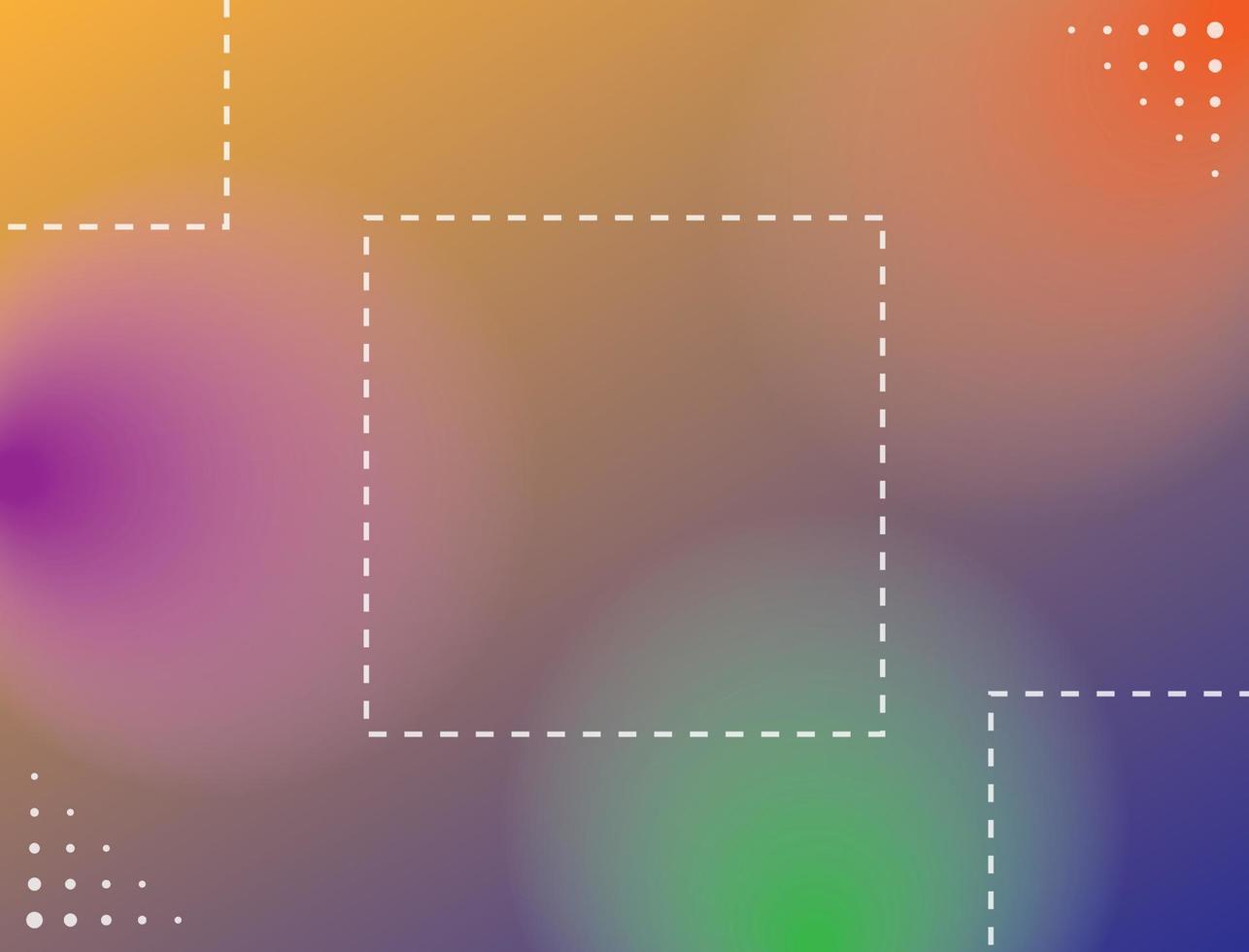 Abstract background with green, yellow, purple, pink gradient colors vector