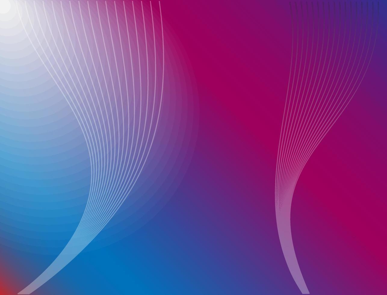 Abstract background with blue, red gradient colors vector