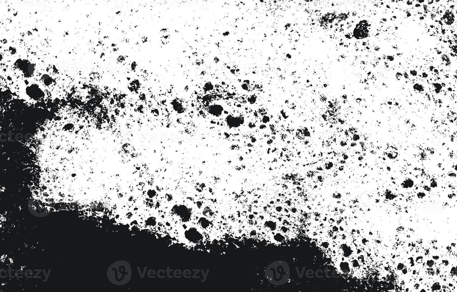 Grunge Black And White Urban. Dark Messy Dust Overlay Distress Background. Easy To Create Abstract Dotted, Scratched, Vintage Effect With Noise And Grain photo