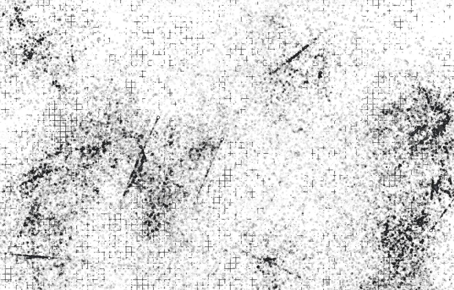 Grunge Black And White Urban. Dark Messy Dust Overlay Distress Background. Easy To Create Abstract Dotted, Scratched, Vintage Effect With Noise And Grain photo