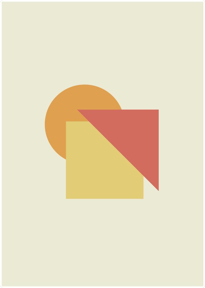 Abstrak Geometri, Pastel Background vector