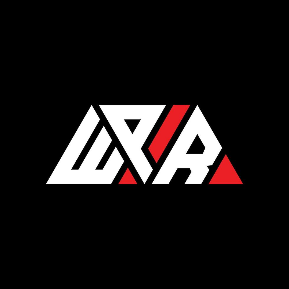 WPR triangle letter logo design with triangle shape. WPR triangle logo design monogram. WPR triangle vector logo template with red color. WPR triangular logo Simple, Elegant, and Luxurious Logo. WPR
