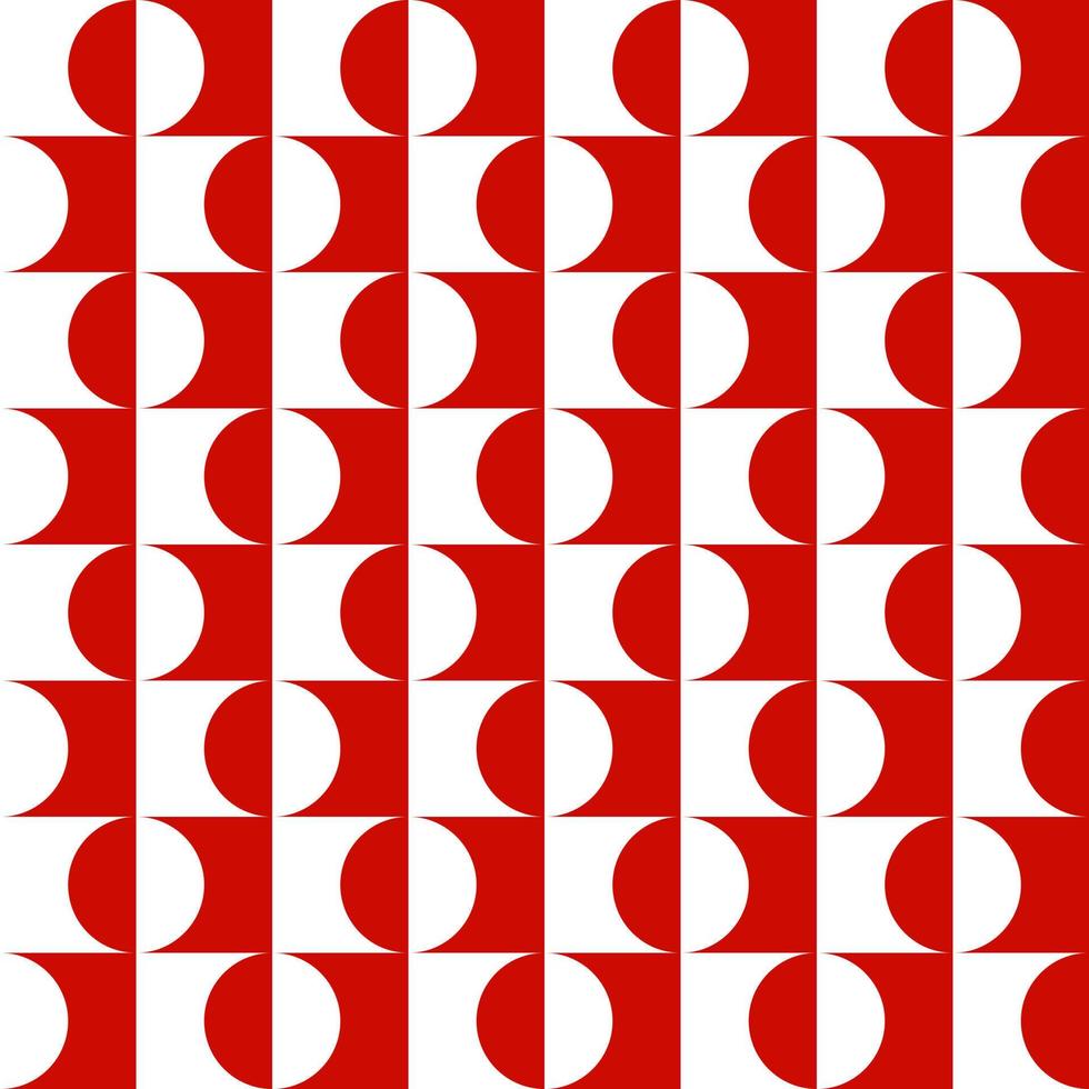 Red and white geometric pattern background use for cover, textile banner and etc. vector