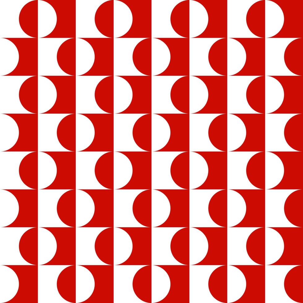 Red and white geometric pattern background use for cover, textile banner and etc. vector