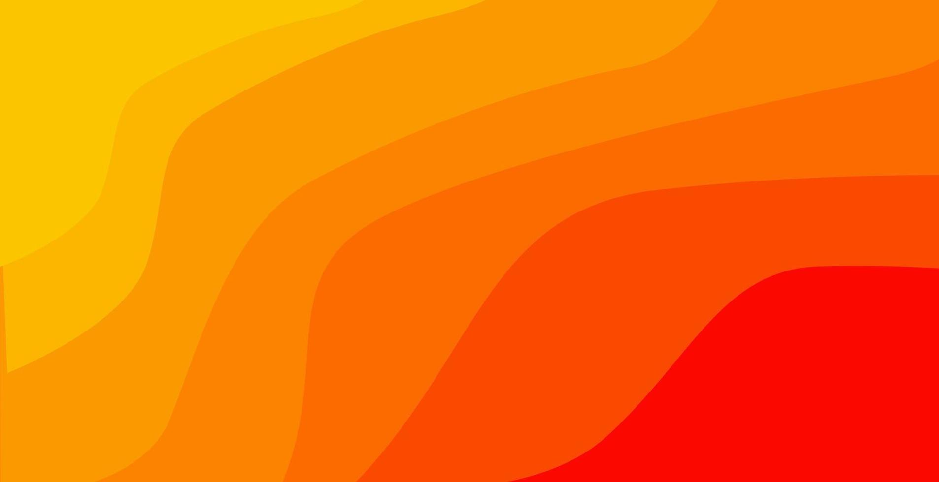 Orange Abstract waves background template. vector