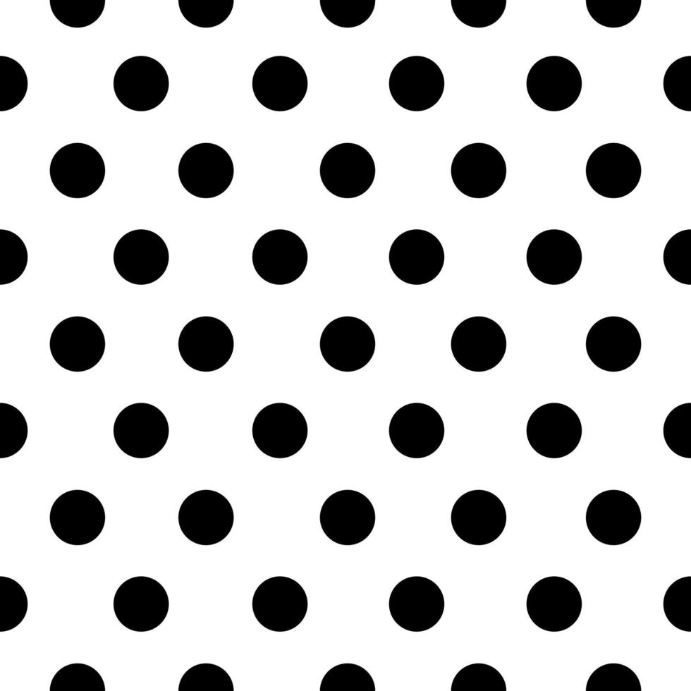 Black circles repeat on white background for fabric design,  cover book, banner And etc. vector