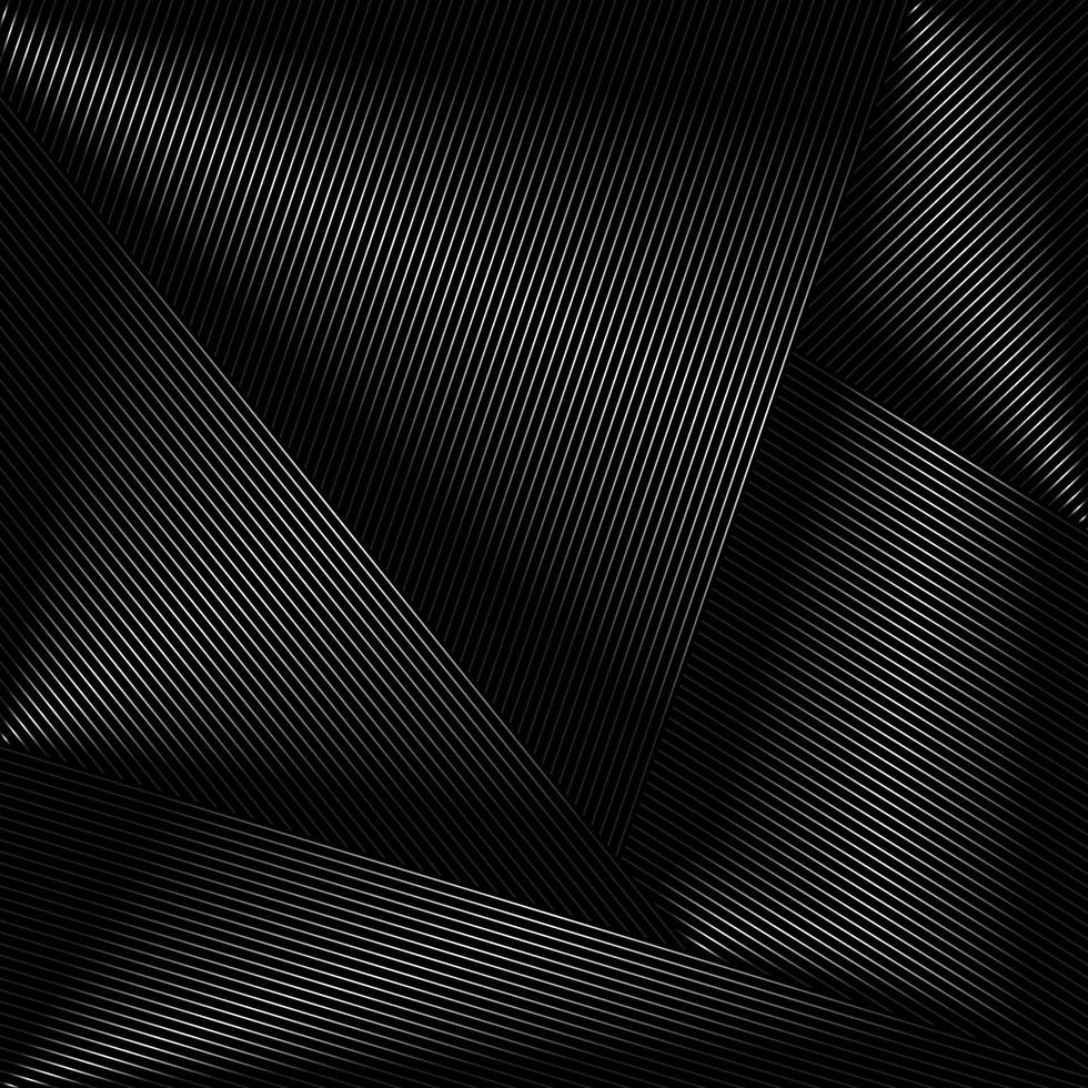 Abstract black background with diagonal striped lines. Striped texture - Vector illustration