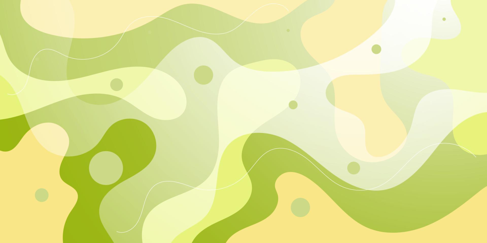 fondo líquido abstracto con color verde pastel vector