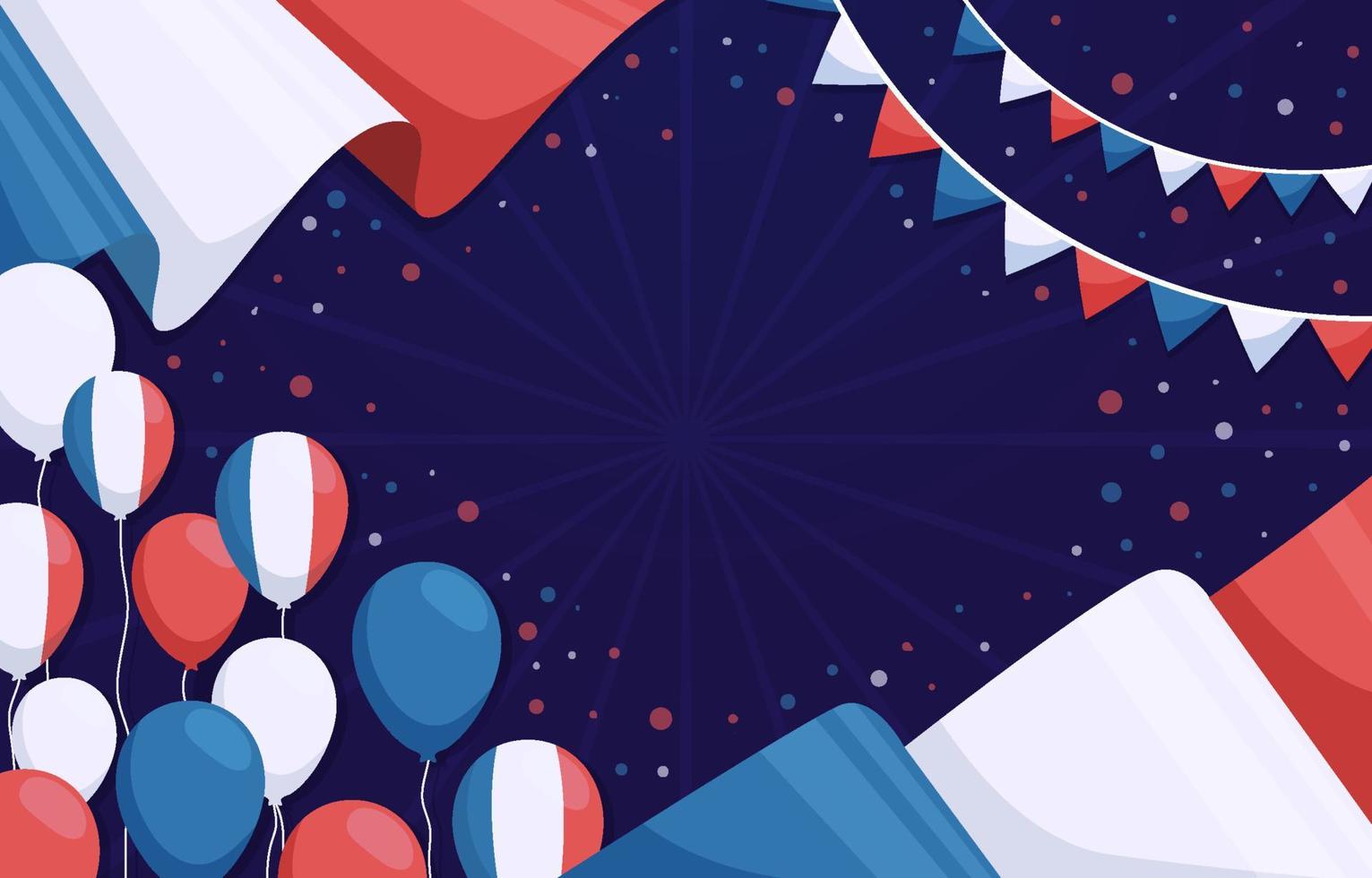 Happy Bastille Day Background vector