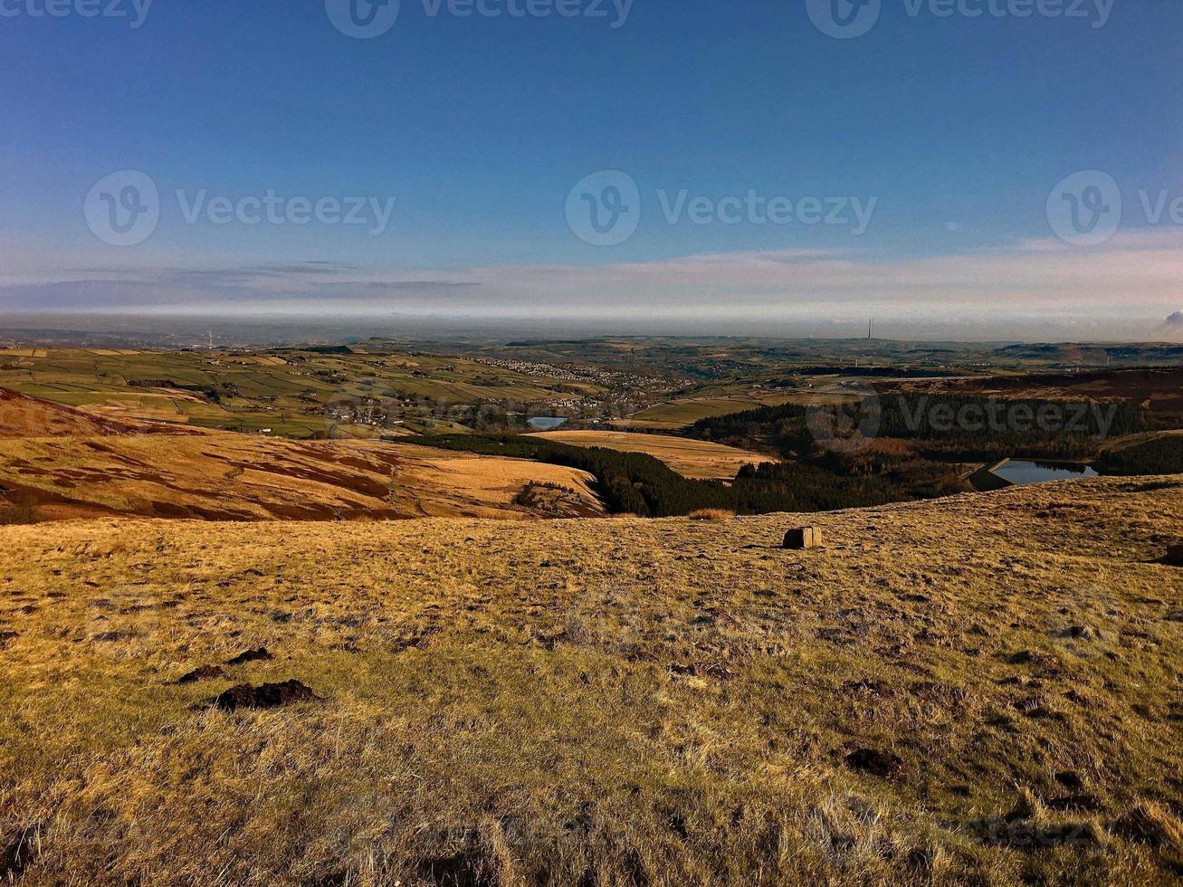 A view of the Yorkshire Moors near Holmfirth photo