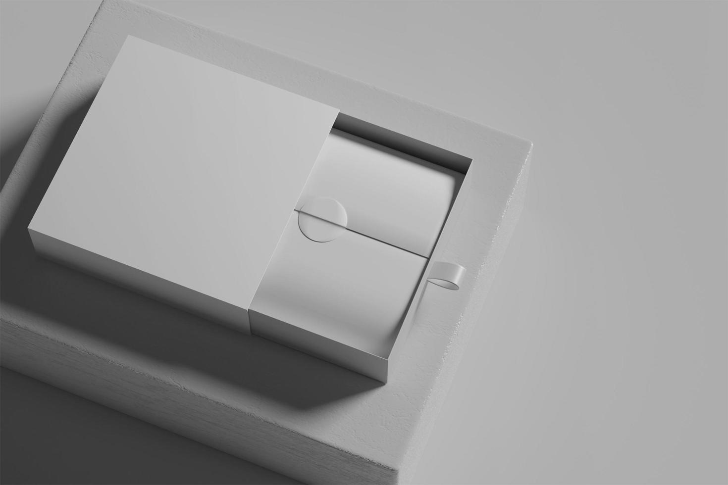 Gift Box Mockup photo