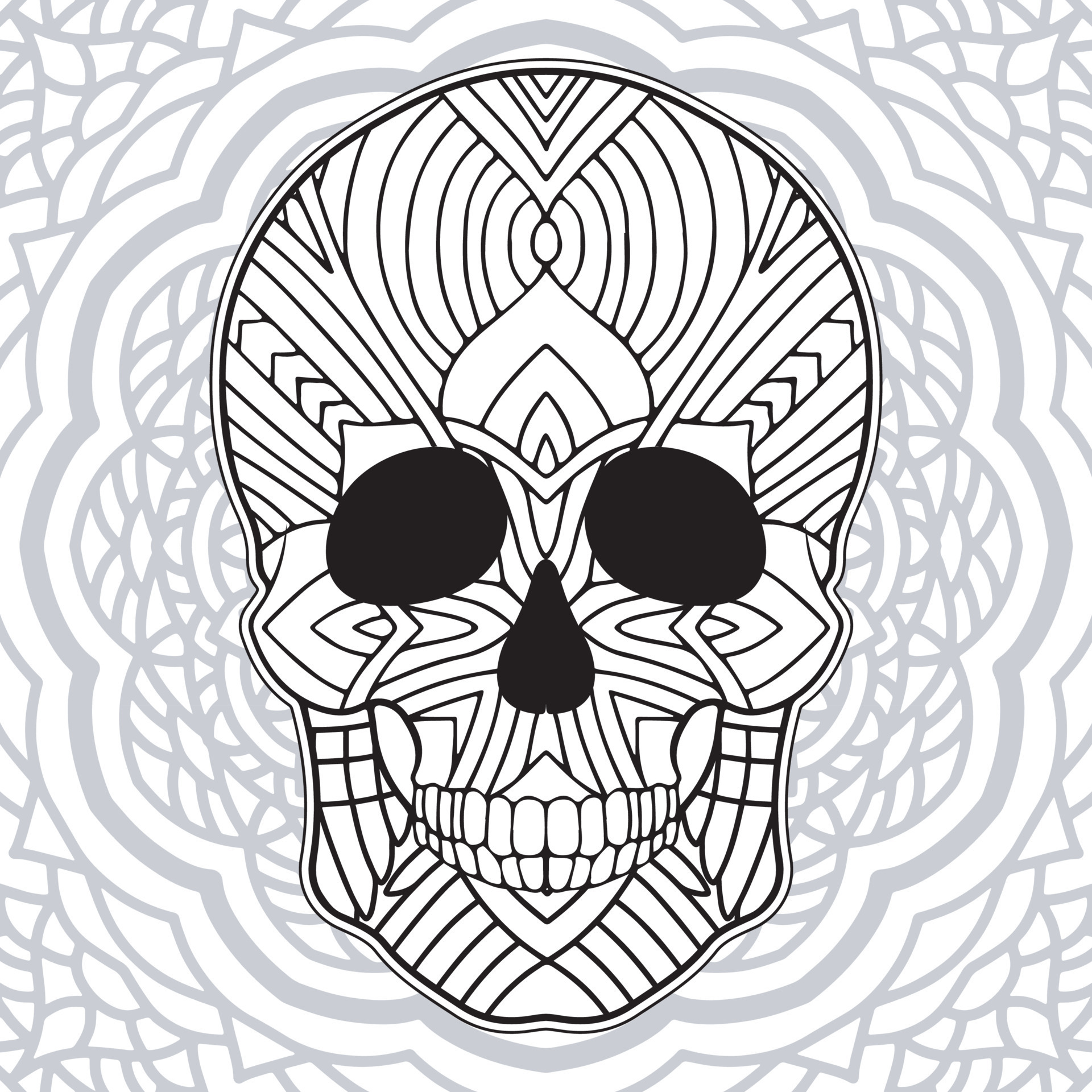 sugar skulls coloring pages