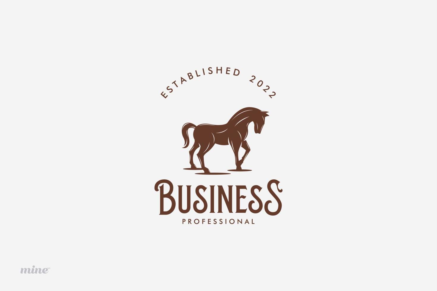 Classic elegant luxury horse logo 9279012 Vector Art at Vecteezy
