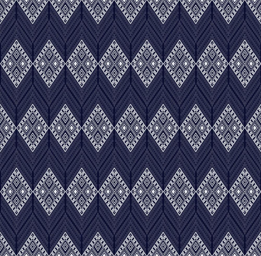 Geometric ethnic texture embroidery design with Dark Brown background design, skirt,carpet,wallpaper,clothing,wrapping,Batik,fabric,sheet, triangle shapes Vector, illustration design vector